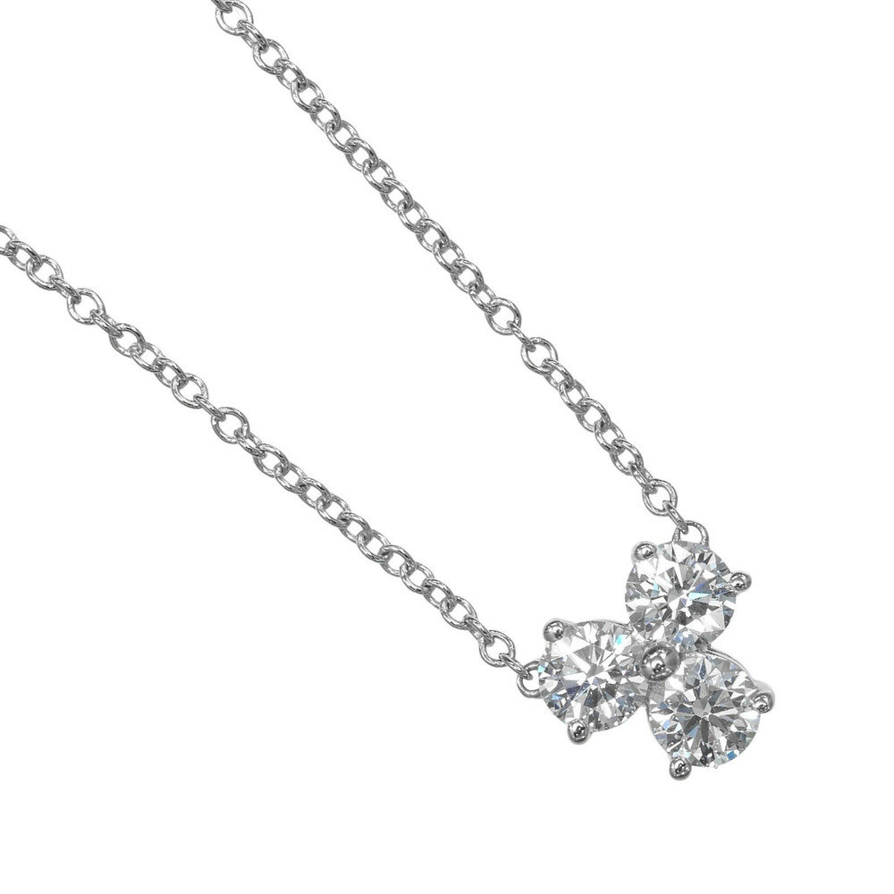 TIFFANY Authentic Silver Diamond Necklace